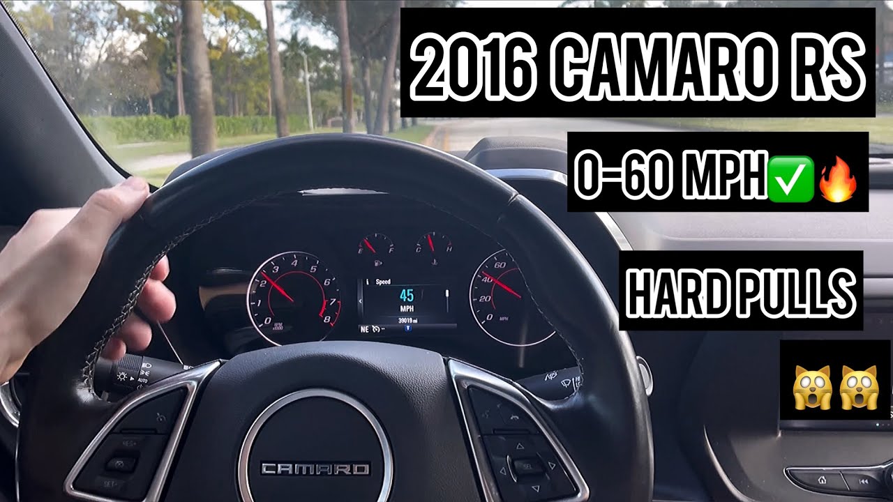 2016 Camaro RS Cold Start & Hard Pulls | 0-60MPH