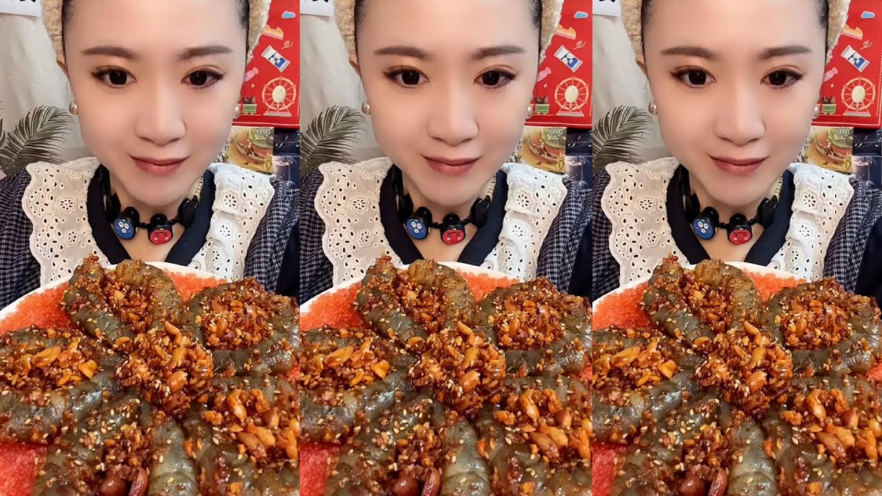 [MUKBANG] delicious crispy shrimp eggs rainbow - shrimp 파삭 파삭 한 알 무지개 - 새우 생