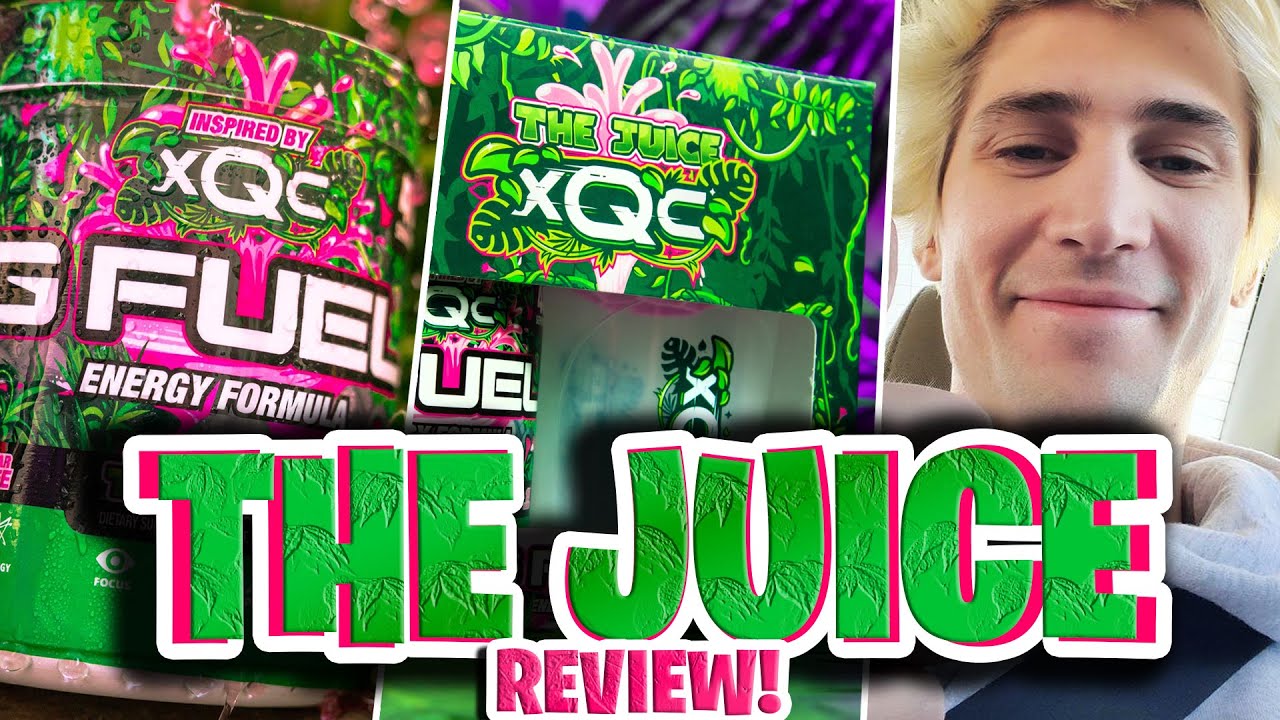 xQc The Juice G-Fuel Flavor Review!