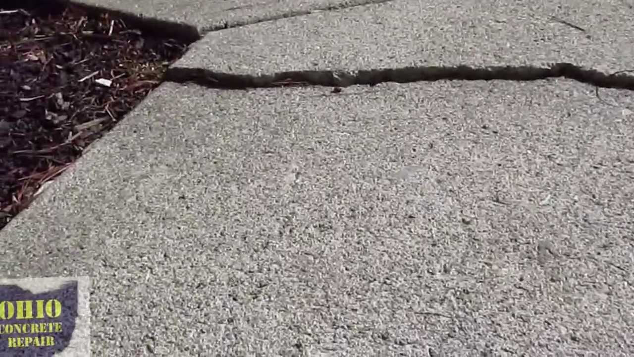How to grind a Concrete Trip Hazard, Fix Raised Concrete, Repair Crack Grinding