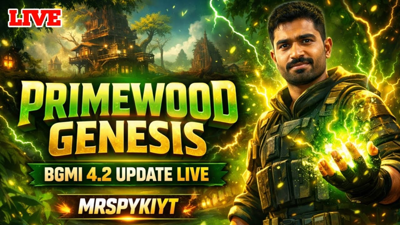 BGMI 4.2 Primewood Genesis || New Events, Powers , New Features Explained #bgmilive #todaystrending
