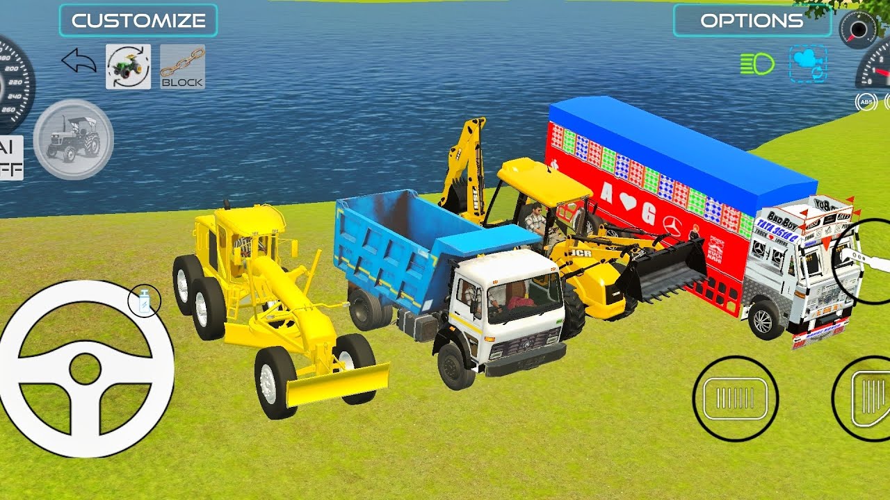 new game jcb grander mashin and track fumpar ja rhe ek sath sab #viralgaming #games #jcb#treding 