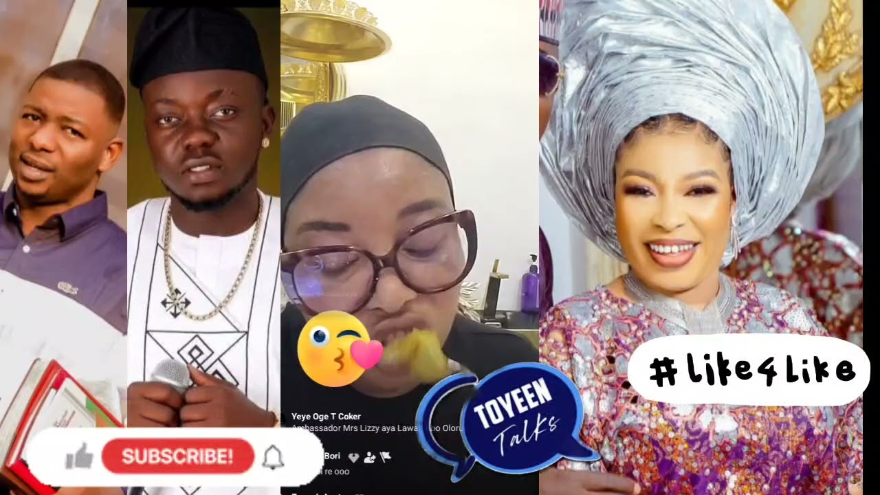 LISTEN TO THIS VOICENOTE OF PARI OLODO AND ALUJO, YEYEMESHO PLAYED ON HER LIVE ABOUT AGBALA GABRIEL