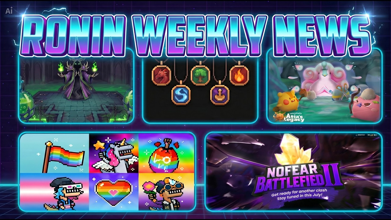 Ronin Network Weekly News - Axie Infinity MMORPG, Cambria, Calamity and more