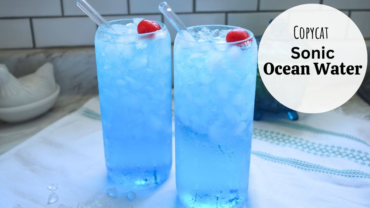 Copycat Sonic Ocean Water | Non-Alcoholic Summer Drinks | Copycat Recipes
