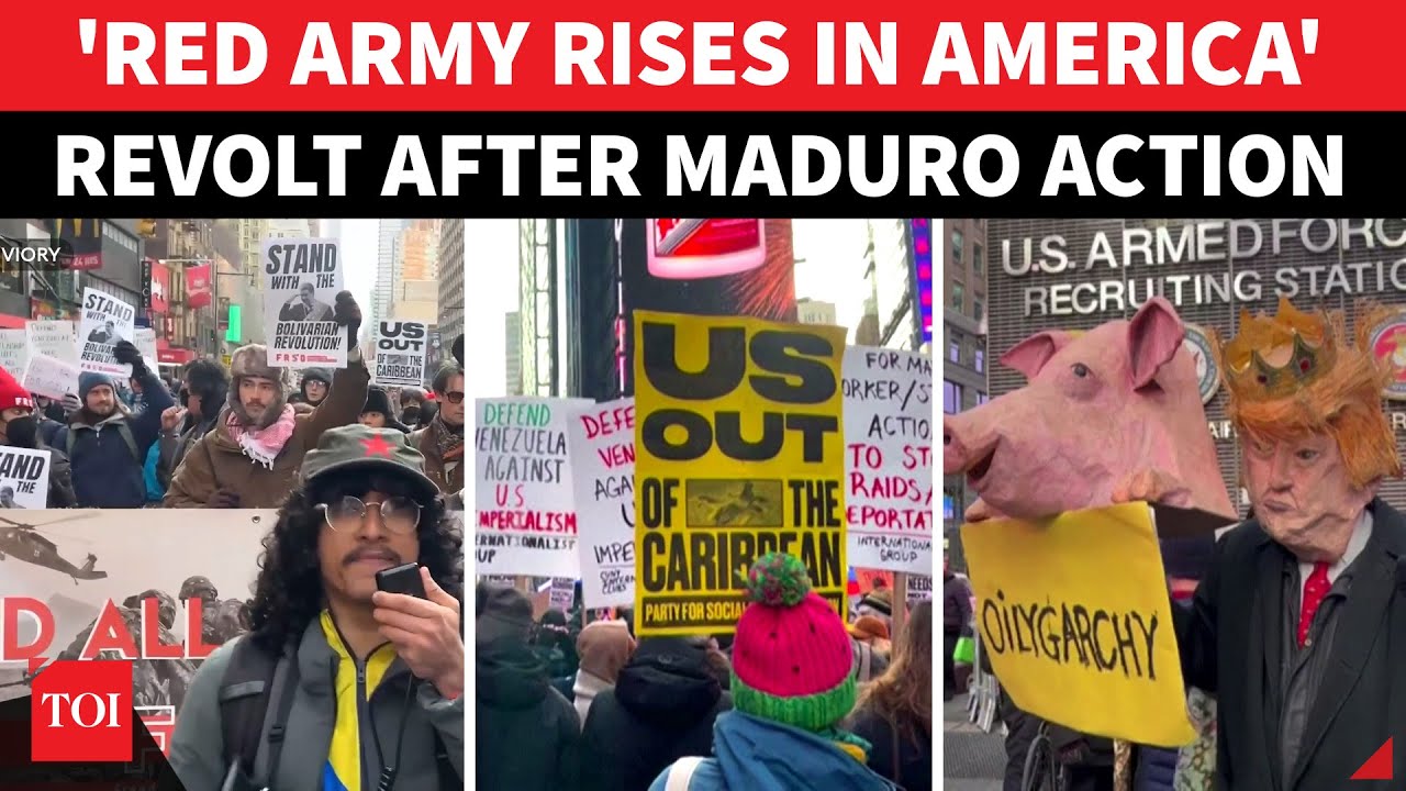 'RED ARMY RISES': Marxists Launch 'WAR' Within US Hours After Maduro Capture | Report