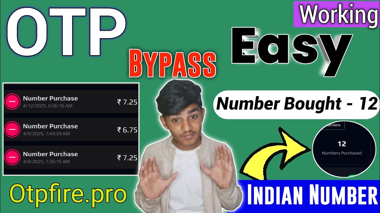 Otp site || new otp bypass website 2025 || virtual indian number otp bypass || otp website indian