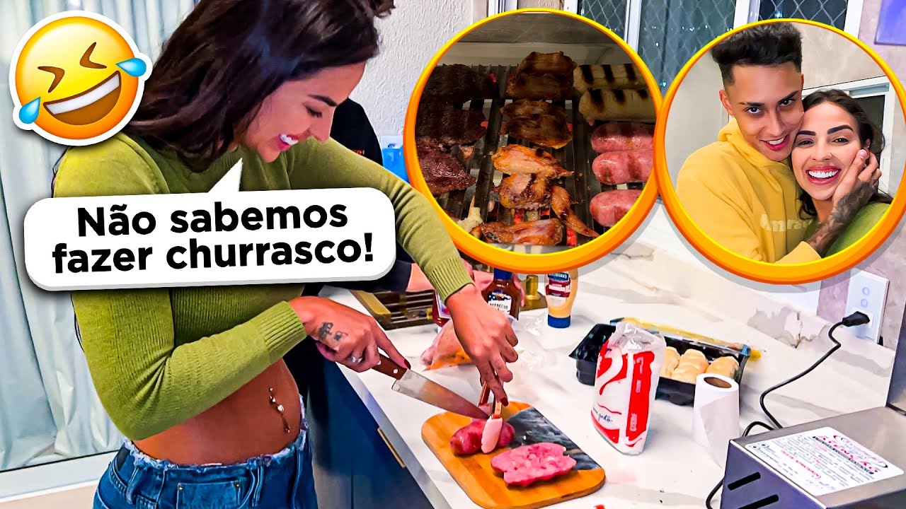 O PRIMEIRO CHURRAS DA MINHA CASA NOVA!!!