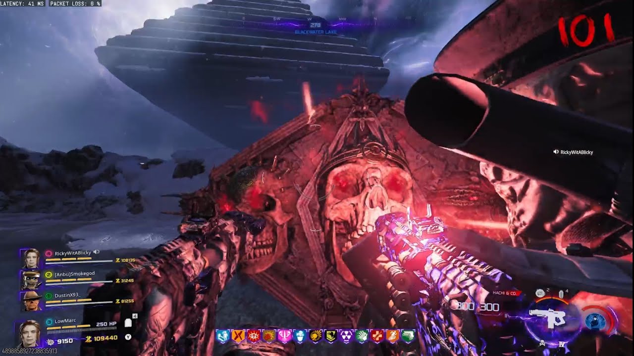 Black Ops 7 zombies Cursed Tier 3 round 101 boss fight 