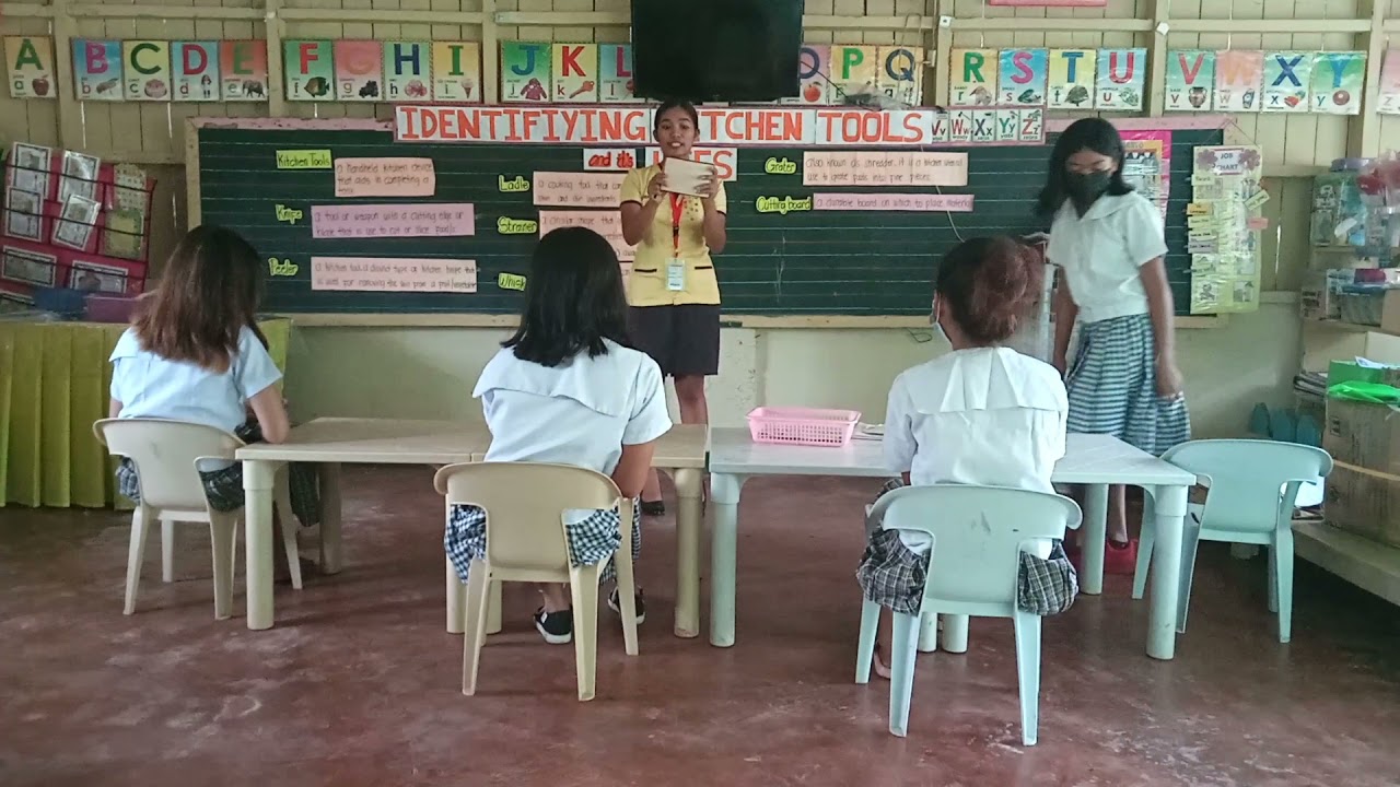 IDENTIFYING KITCHEN TOOLS AND ITS USES | Grade 7 - Teaching Demonstration