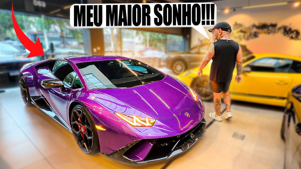 Essa Lamborghini vai de ZERO a 100km/h em TRÊS SEGUNDOS!