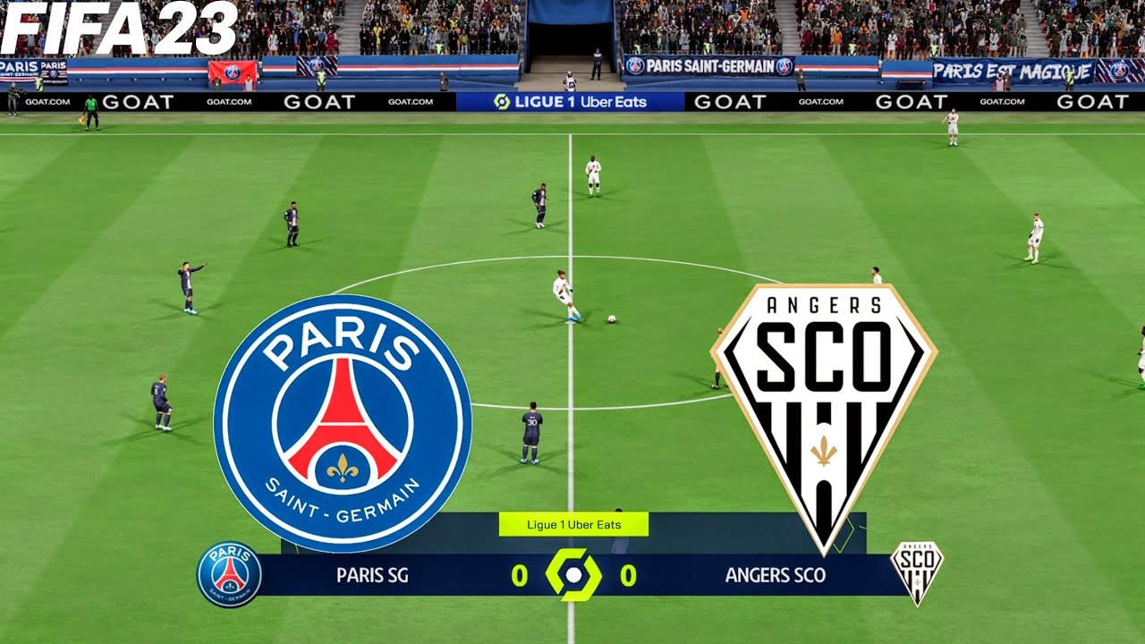FIFA 23 | PSG vs Angers SCO | Ligue 1 - PS4 Gameplay