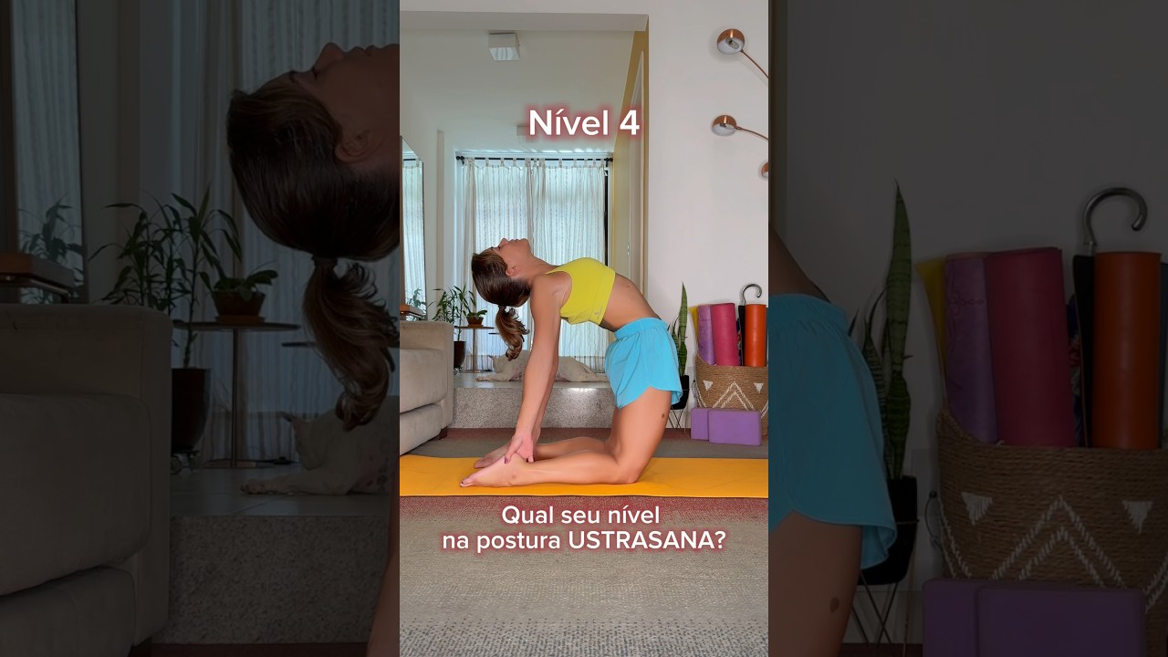 6 n&iacute;veis da Postura do Camelo da Yoga | USTRASANA #yoga #postura #acrobatics #yogapractice #health