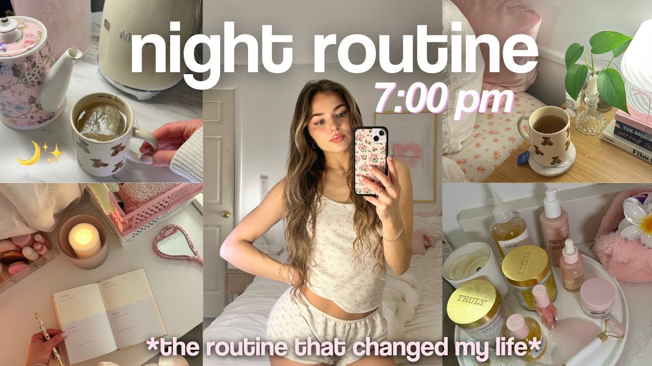 7PM *winter* NIGHT ROUTINE 🌙 THAT GIRL tips for the best sleep