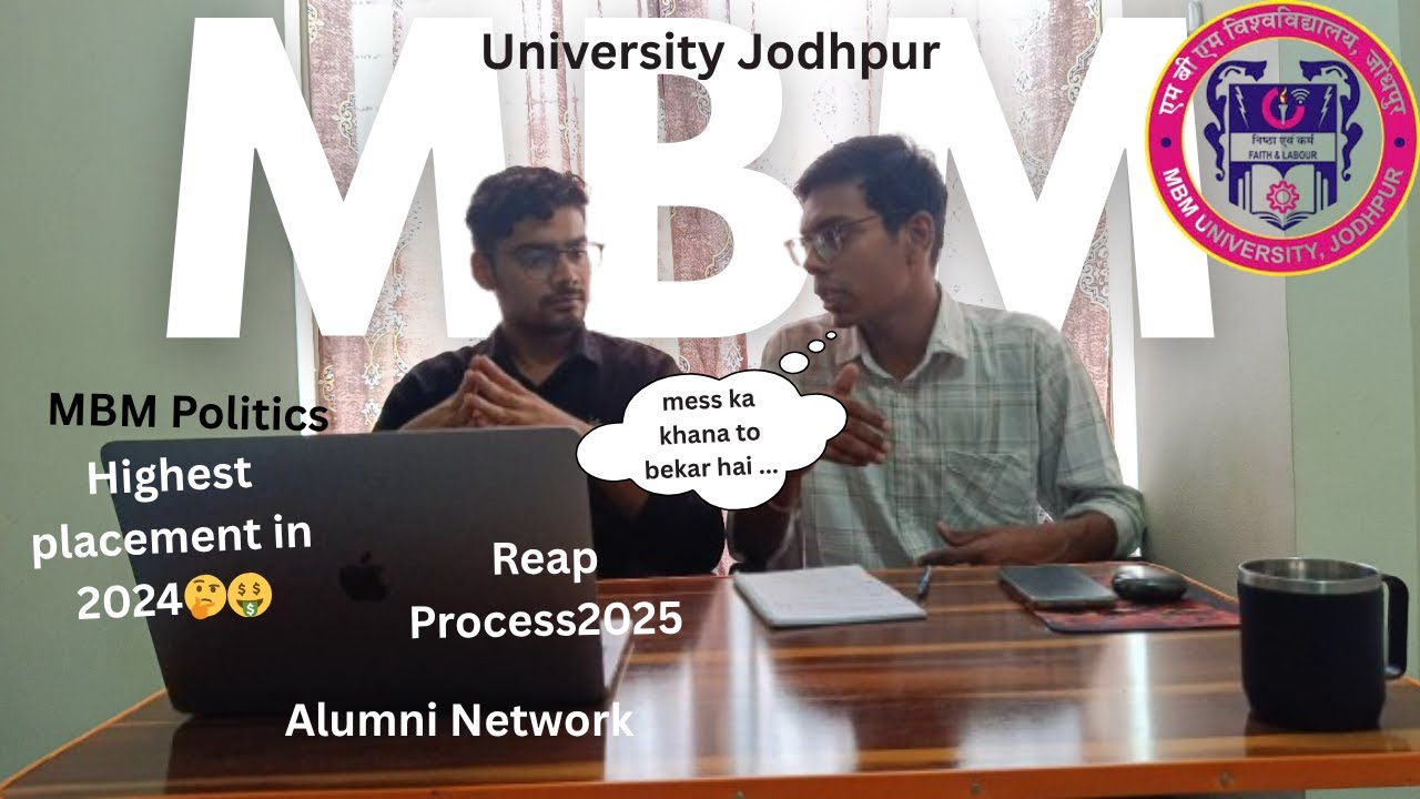 🎓 MBM Jodhpur College Full Guide 2025 | REAP Process, Cutoffs, Placements, Hostel, Mess & More!