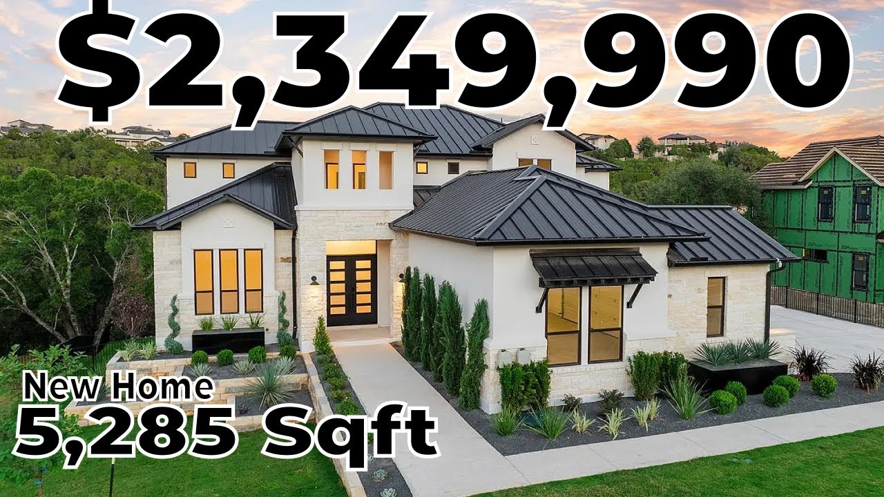 Inside This $2.3M Luxury Home in Lakeway, TX | Drees Custom Home Walkthrough Tour 2025