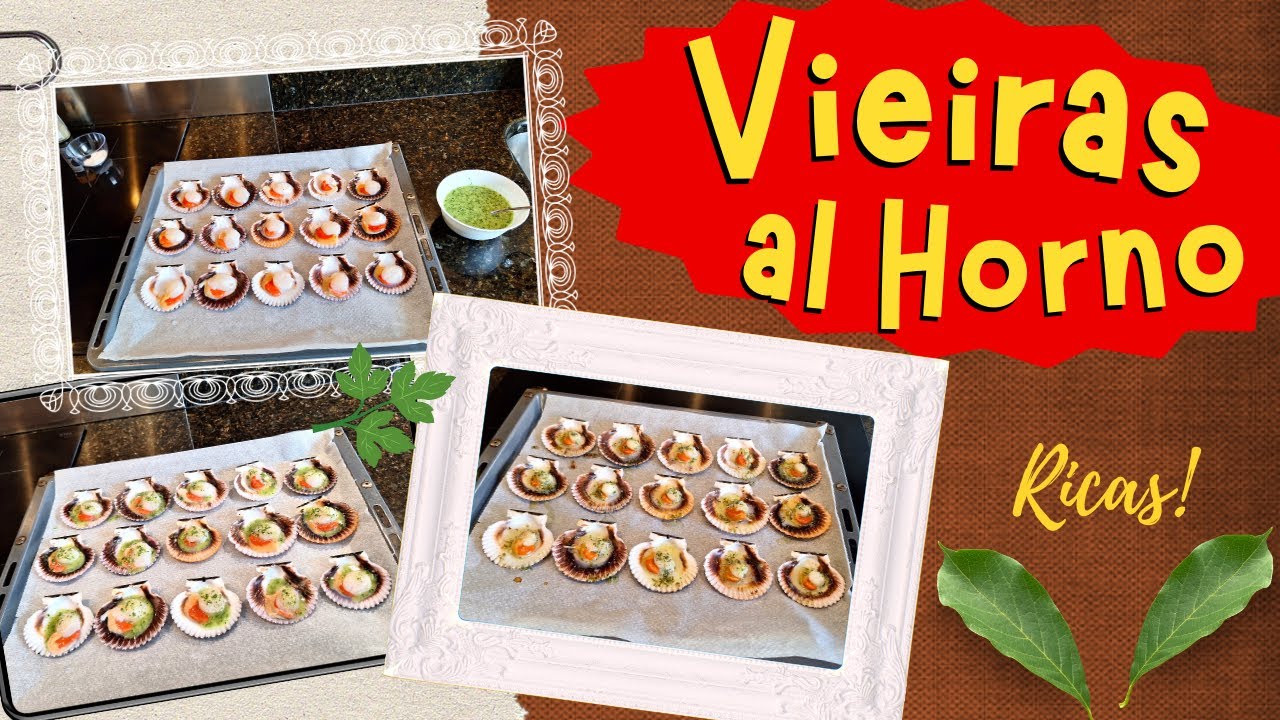 VIEIRAS al HORNO | Ricas