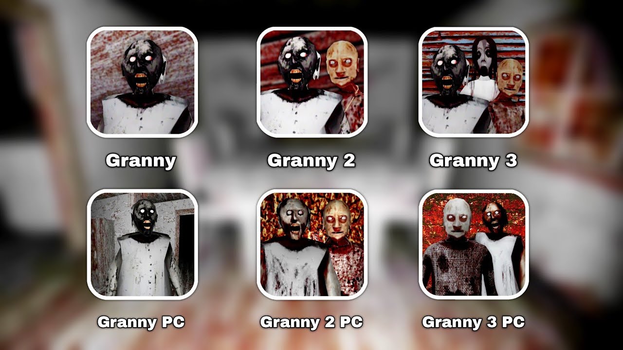 Granny 1 2 3 All Chapters PC Vs Mobile Nightmare Full Gameplay | Granny New Update