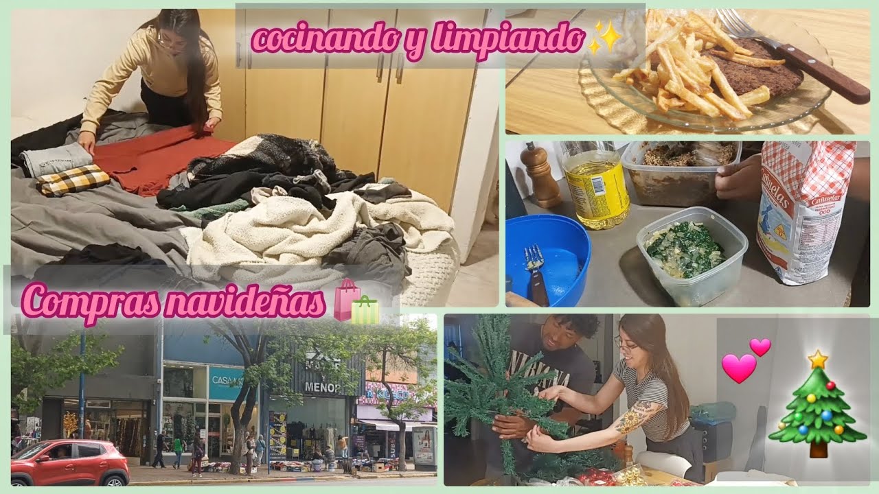 Limpiando mi casa 💯 COMPRAS DE NAVIDAD ✨️🎄 vlog de mis días🫶🏻
