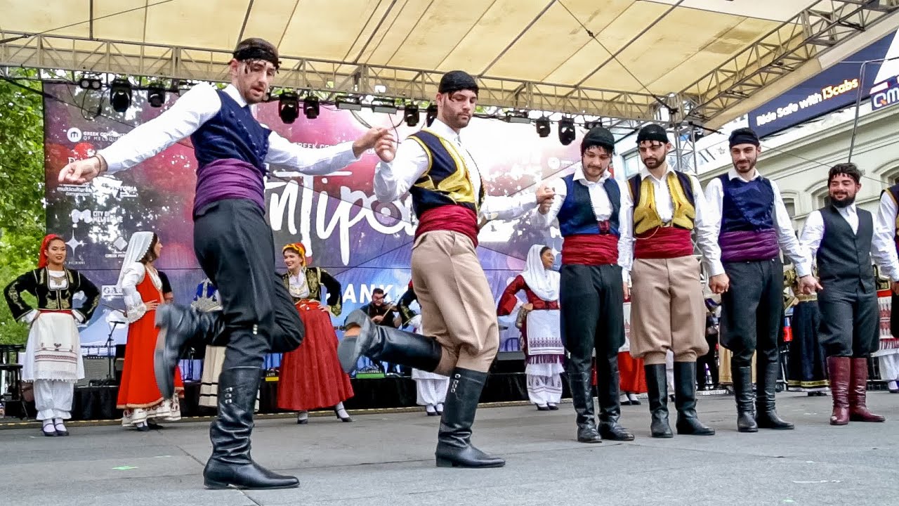 33rd Antipodes Greek Festival - Cretan Brotherhood Senior Dance Group - Kissamitikos Syrtos