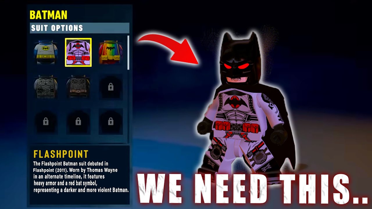 We NEED These Suits in Lego Batman: Legacy of the Dark Knight