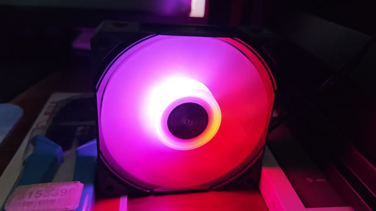 Вентилятор Montech E28 ARGB сниженная скорость вращения 1595 rpm