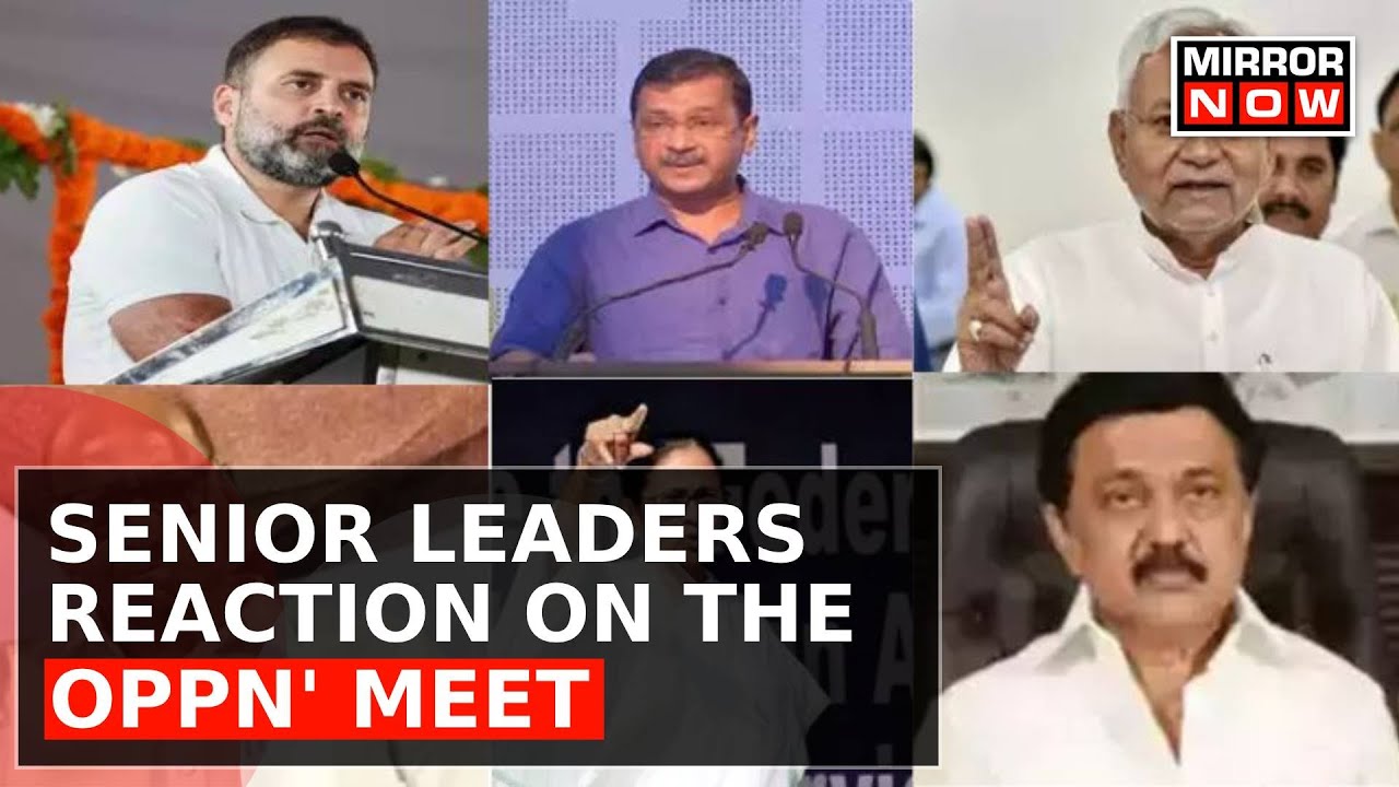 Senior Political Leaders React On The Oppn' Meeting For 2024 Lok Sabha Elections | Political News