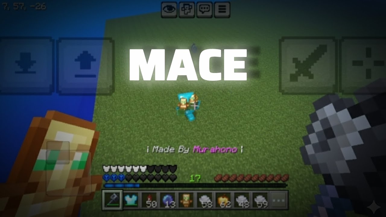 Mace pvp on mobile 🔥 | practice 