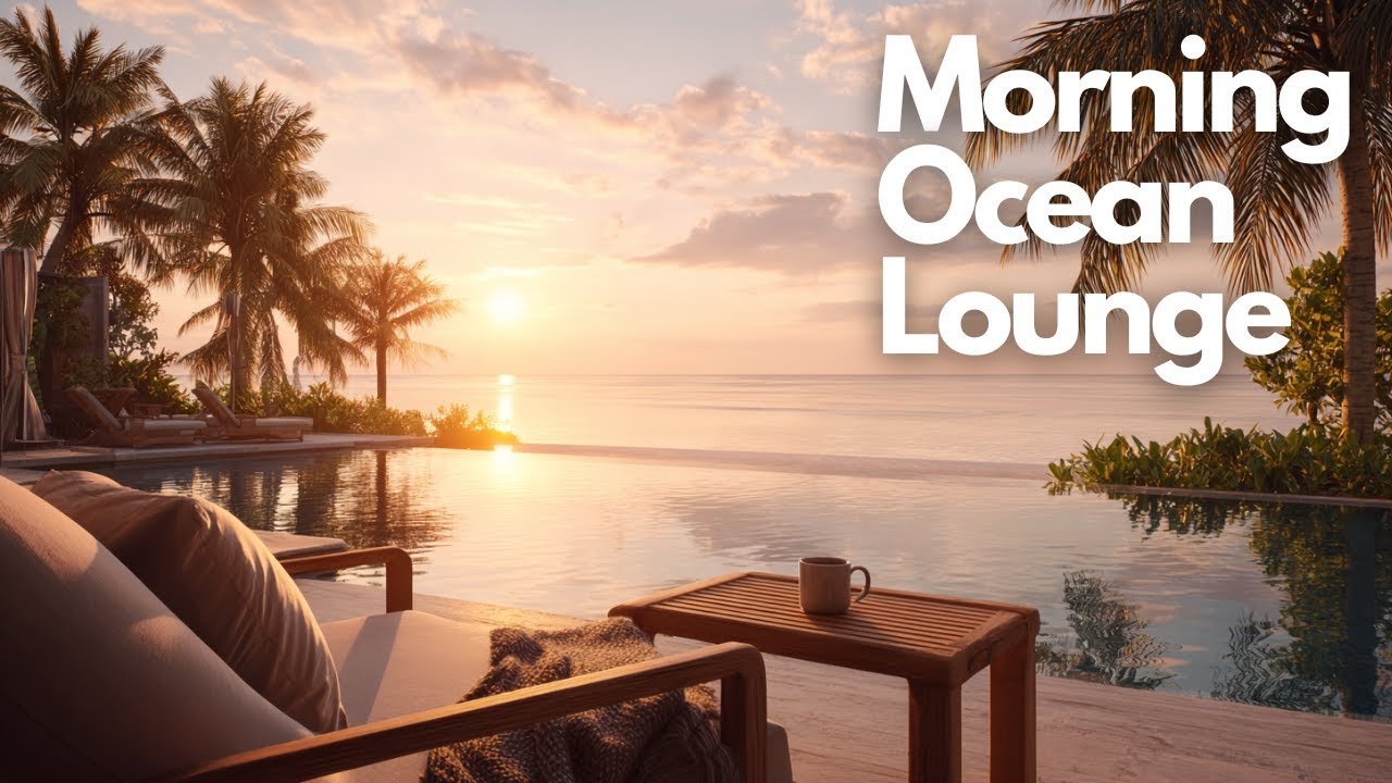 Relaxing Music at a Luxury Seaside Resort | Morning Ocean Lounge