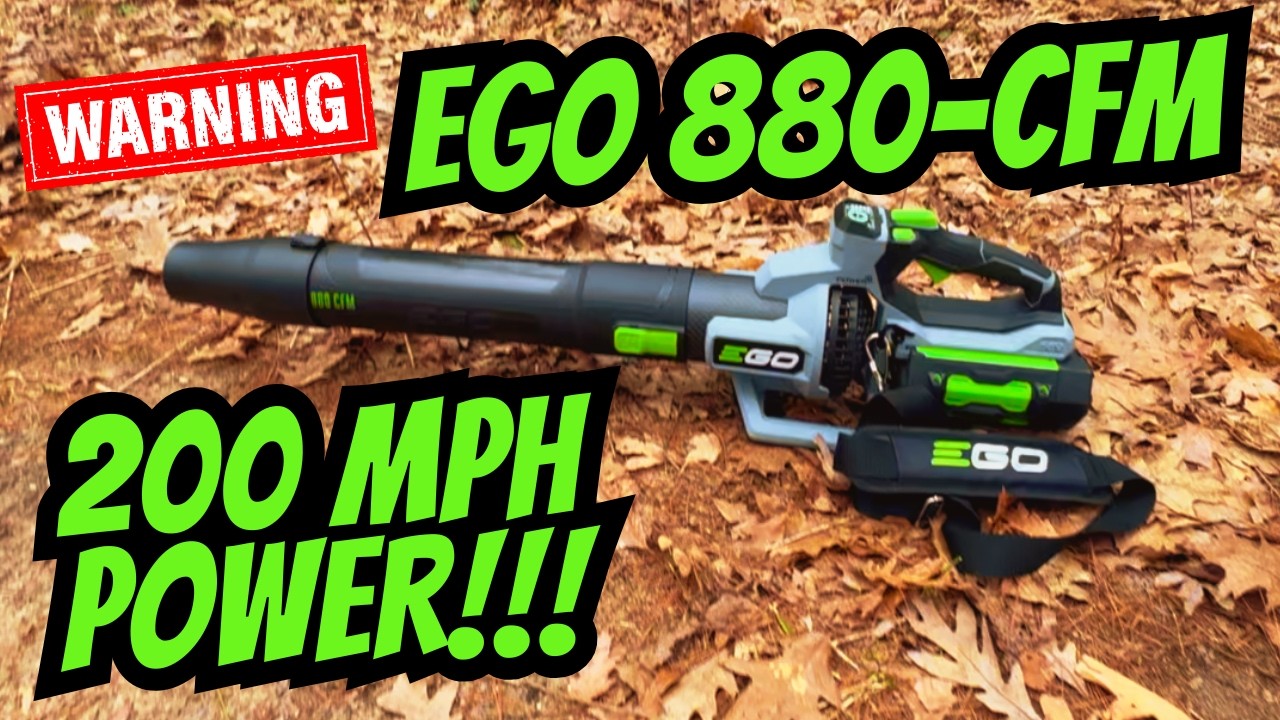 Lowes EGO 880 Leaf Blower Review: Sand, Rocks, Water and More?