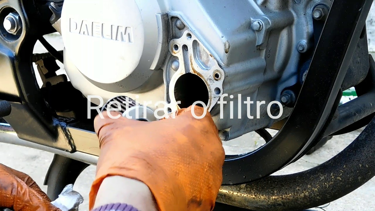 Troca  Óleo e Filtro Daelim Roadwin | Change Oil and Filter