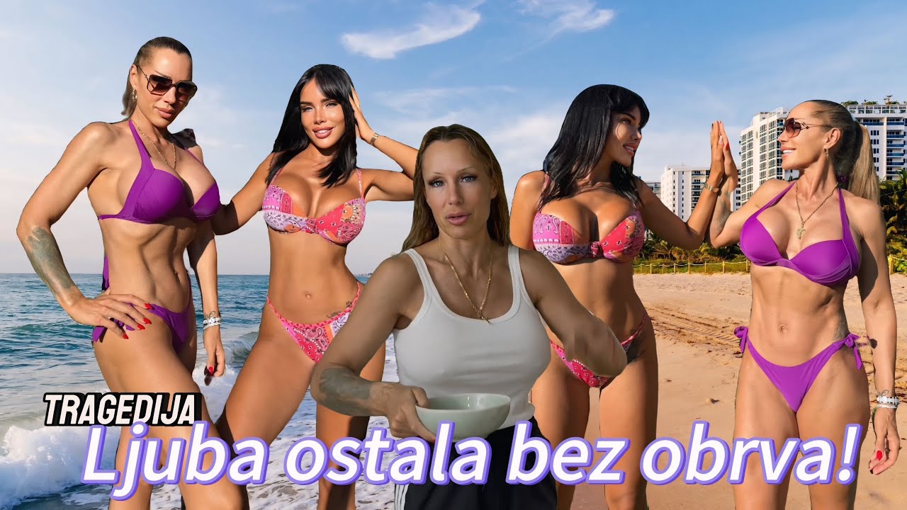 Ljuba ostala bez obrva - ZASTRAŠUJUĆE ! 😳 Uhvaćene na plaži u EXPLICITNOM izdanju! #comedy Spremanje