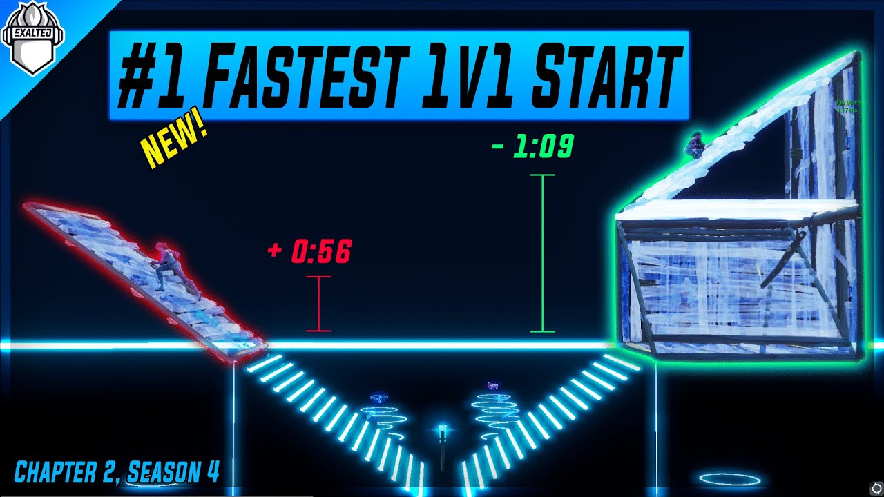 The NEW* Fastest 1v1 Start In Fortnite Creative Mode! (Advanced Trick!)