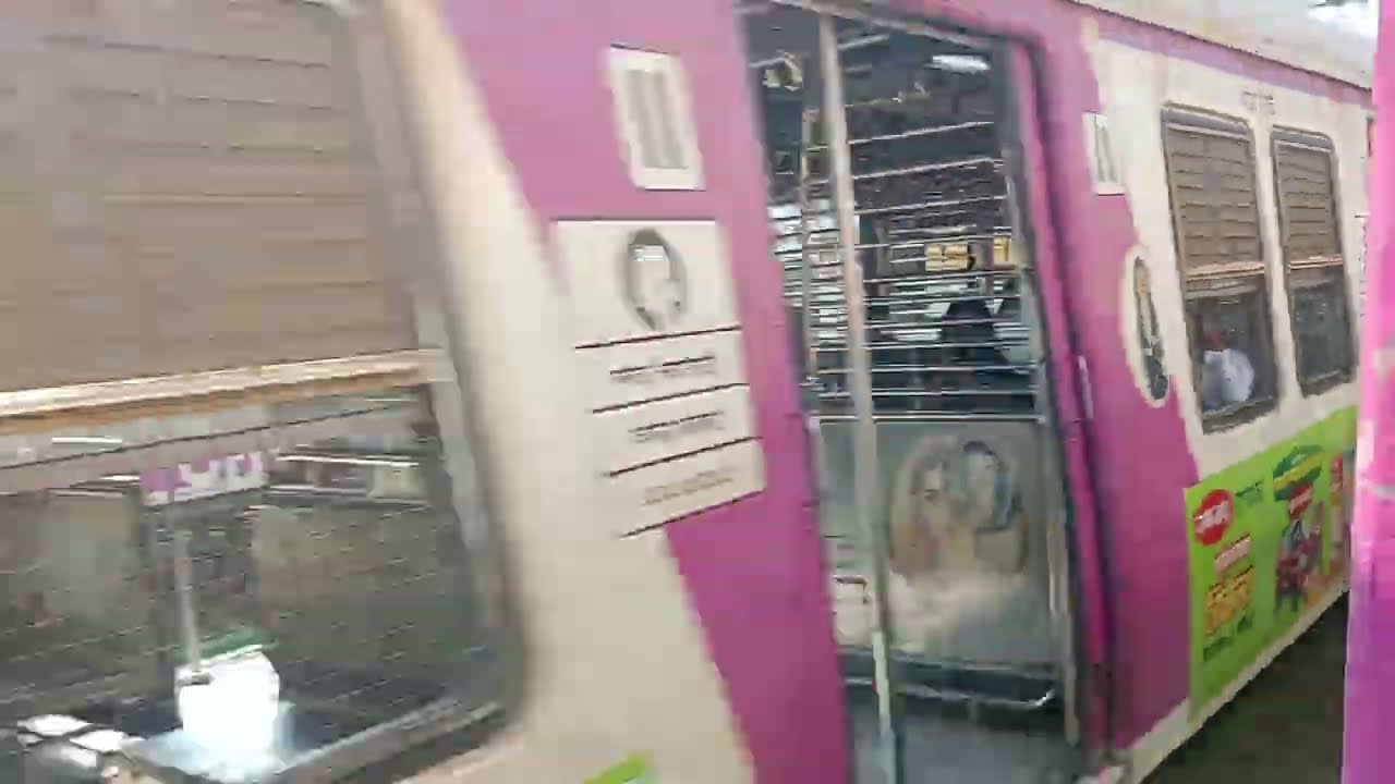 Mumbai Local Train 98860 Mahim to CST Journey #indiarailway #train#mumbai #railway #travel