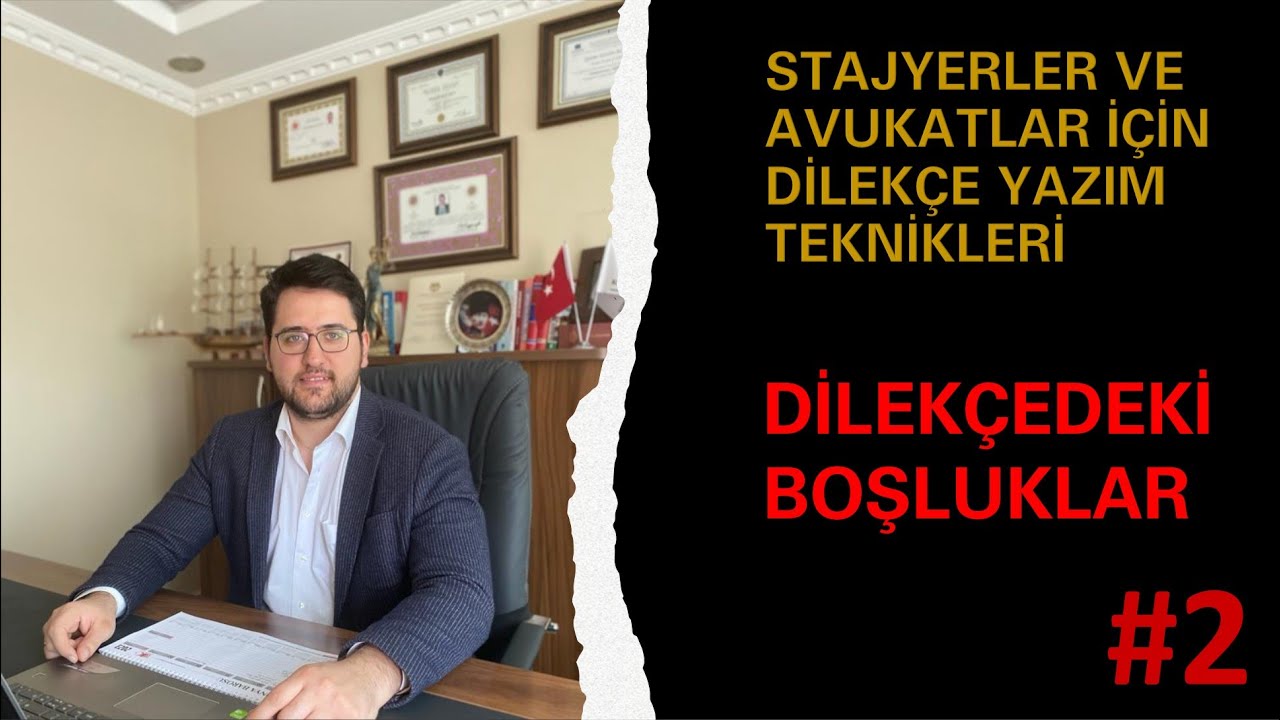 STAJYER VE AVUKATLAR İÇİN DİLEKÇE YAZIM TEKNİKLERİ #2 - KELİMELER VE PARAGRAFLAR ARASI BOŞLUKLAR