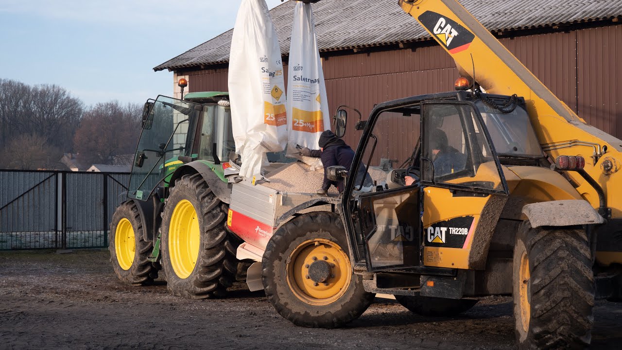 Nawozy 2023 w Gr Kępowicz @Pumas6153 z John Deere 6090RC & Kverneland Exacta-CL EW