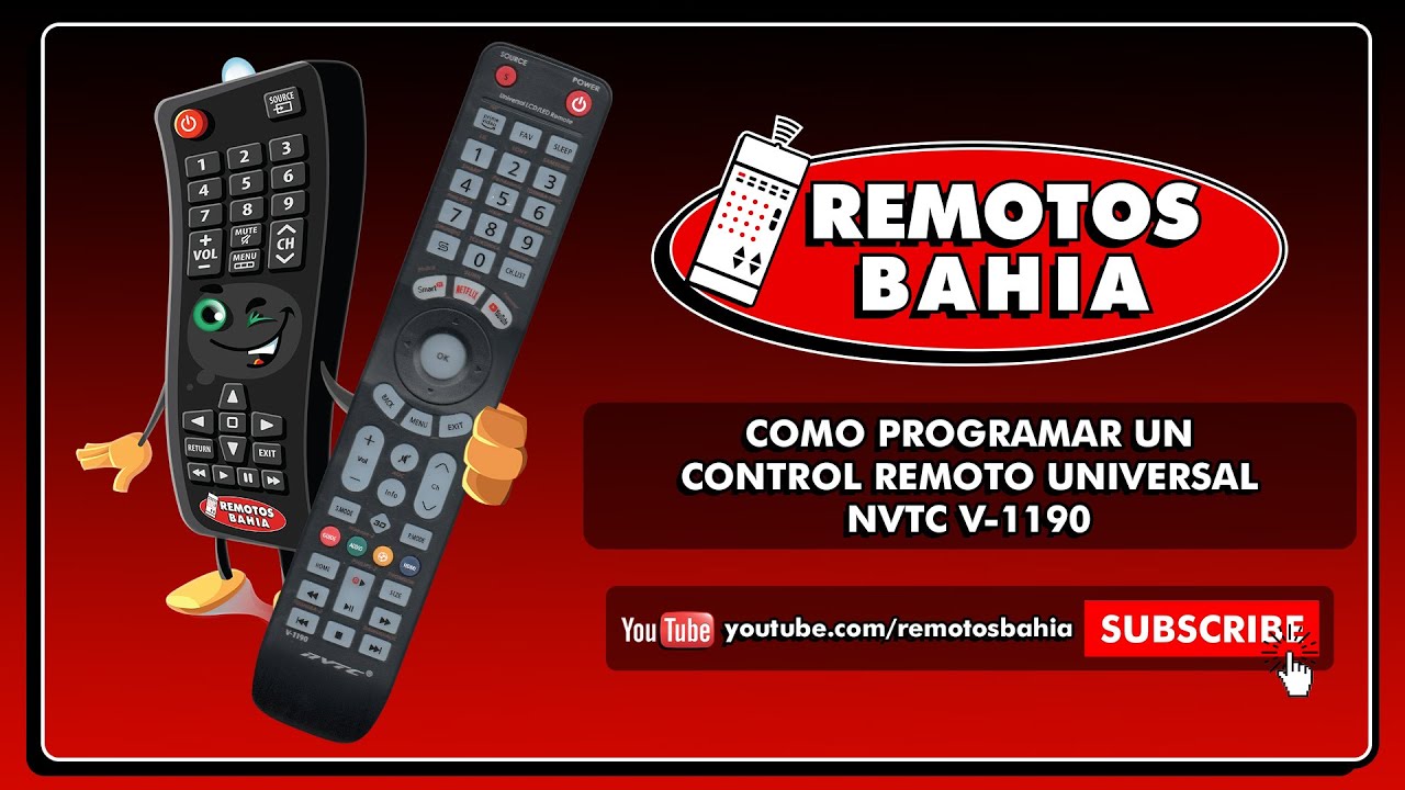 COMO PROGRAMAR UN CONTROL REMOTO UNIVERSAL V-1190 EN-2G27S EN UN LCD LED TV SMART INCLUYE MANUAL