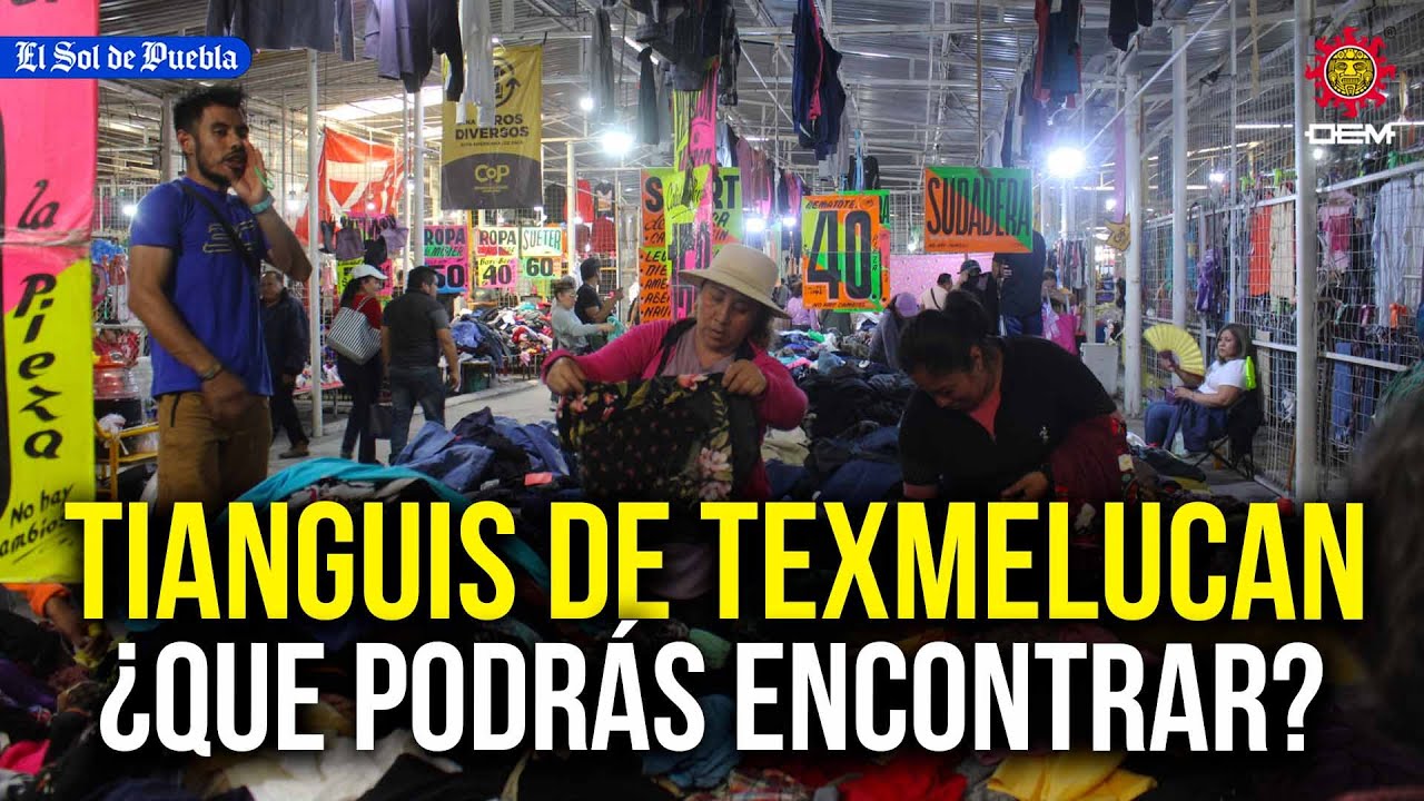 Esto puedes encontrar en el tianguis de Texmelucan, el más grande de Latinoamérica
