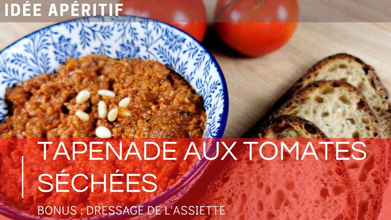 Recette tapenade rouge aux tomates séchées | Facile et rapide 👨‍🍳