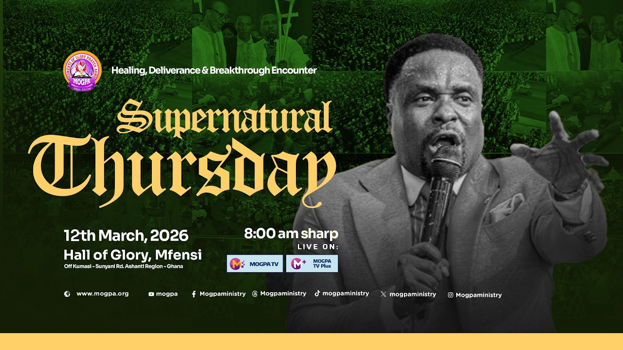 HEALING, DELIVERANCE & BREAKTHROUGH ENCOUNTERS || SUPERNATURAL THURSDAY || 12 - 03 - 2026