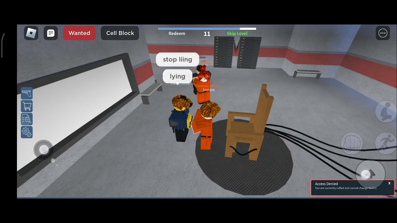 StateView Prison Roblox [Android Phone Player Abuse]