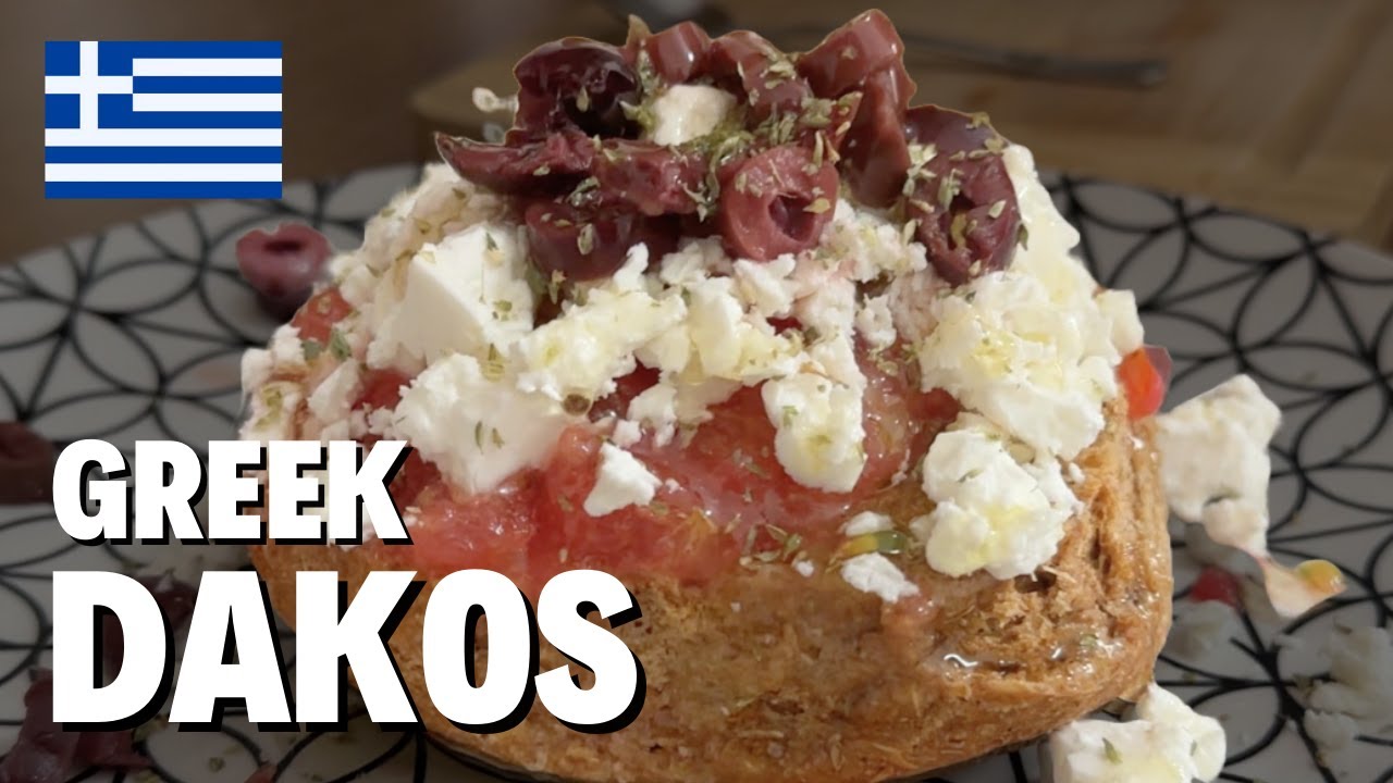 How to Make Authentic Greek Dakos in Just 5 Minutes 🇬🇷