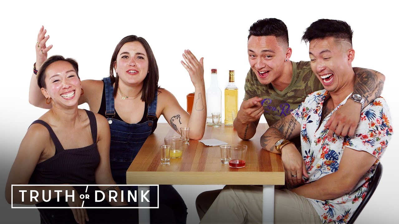 Best Friends Go on a Double Blind Date | Truth or Drink | Cut