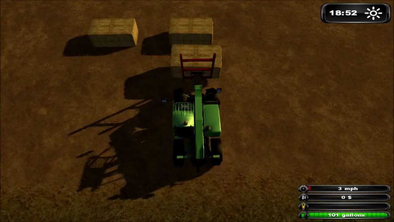 Farming simulator 2011 - bailing whit robin