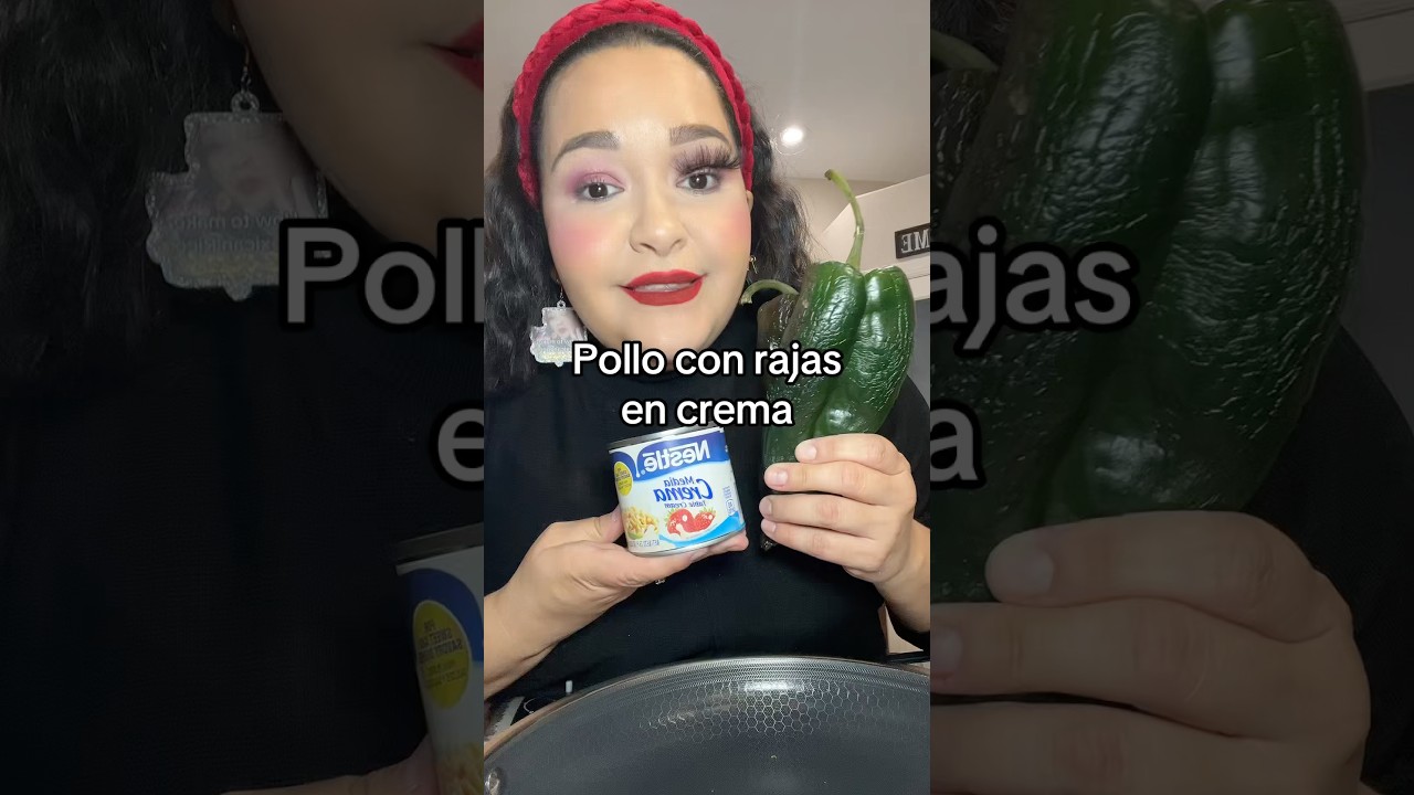 Простой мексиканский рецепт, который может приготовить каждый #polloconrajas #mexicanfood #easyme...