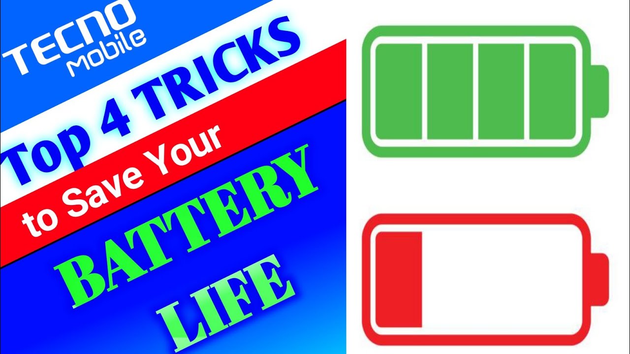Top 4 Tricks to save your battery life | tecno phone battery backup| tecno phone battery setting