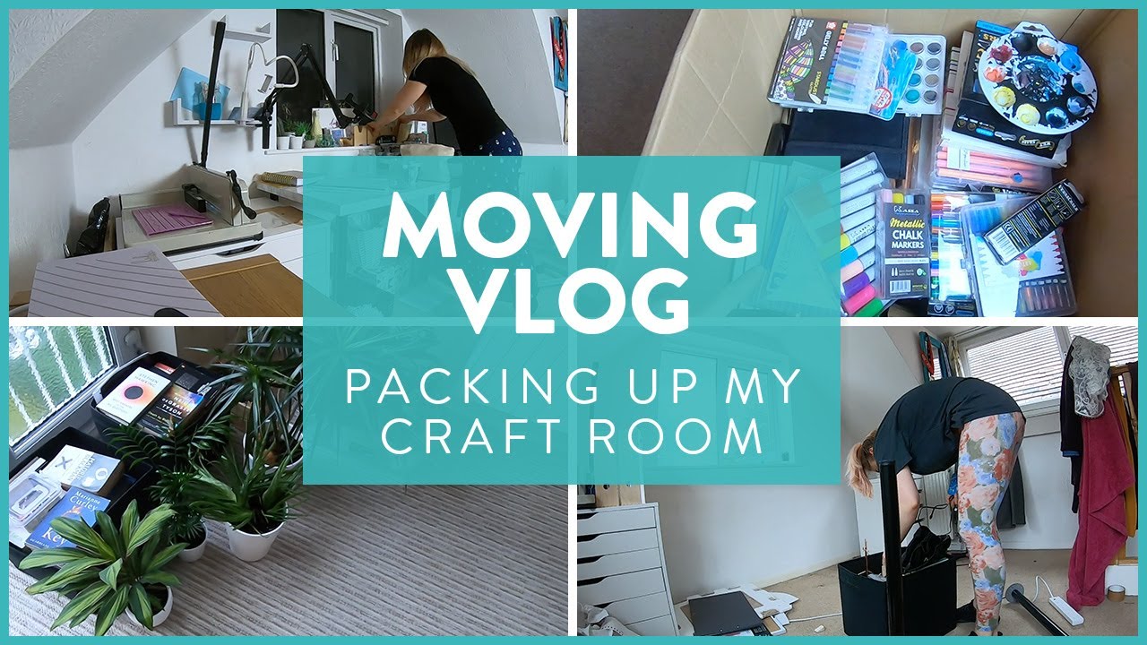 Packing Up My Craft Room | MOVING VLOG