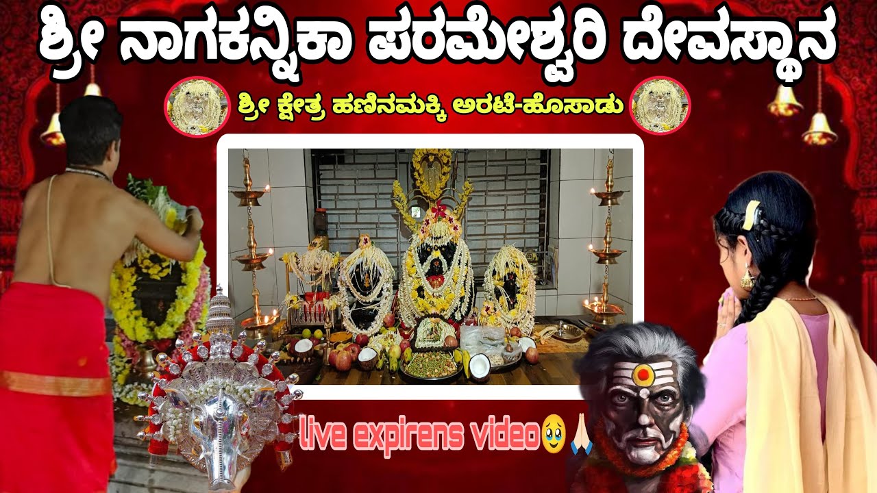 ಶ್ರೀ ನಾಗಕನ್ನಿಕಾ ಪರಮೇಶ್ವರಿ ದೇವಸ್ಥಾನ 🤗🙏 ಶ್ರೀ ಕ್ಷೇತ್ರ ಹಣಿನಮಕ್ಕಿ ಅರಿಟೆ ಹೊಸಾಡು ❤️‌ Anjali Saligrama ❤️