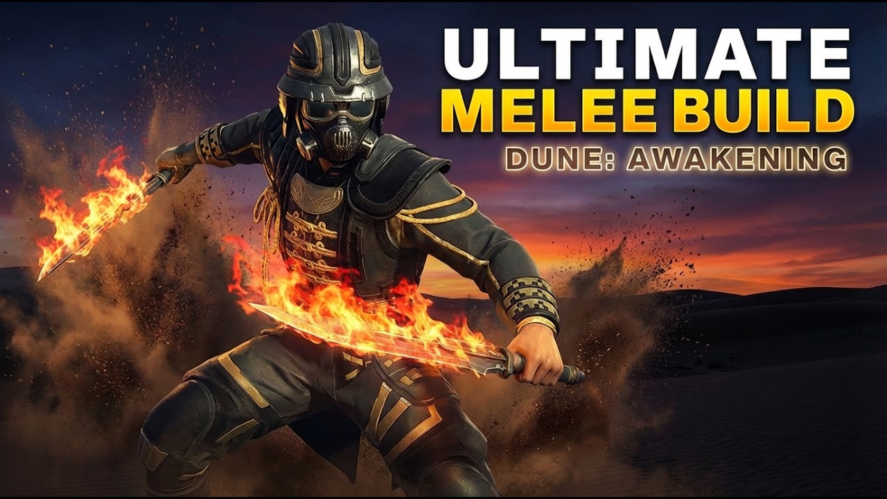 The craziest melee loadout I've ever made in Dune Awakening