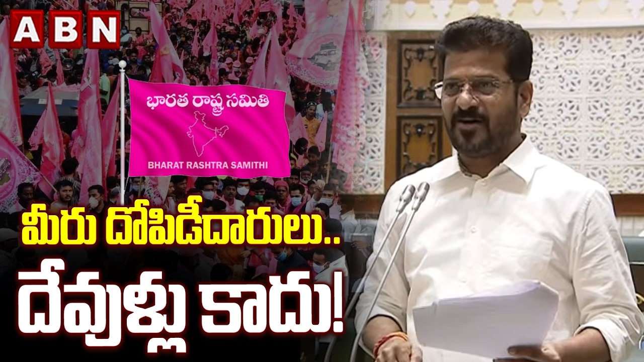 మీరు దోపిడీదారులు.. దేవుళ్లు కాదు! | CM Revanth Reddy Hot Comments On BRS In Assembly | ABN